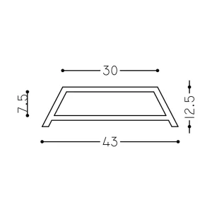 ابعاد دقیق پایه مانیتور شیوا DP421