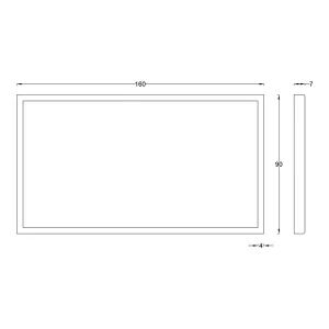 ابعاد دقیق تابلو اعلانات DP710